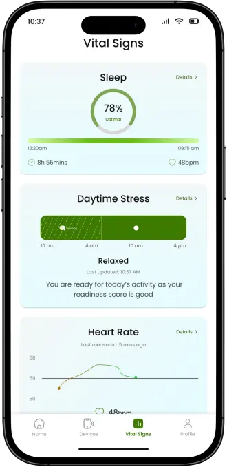Sleep and Heart Rate Monitoring